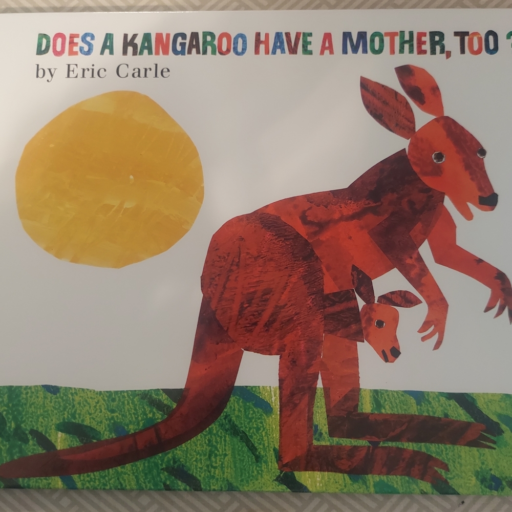 Does a Kangaroo Have a Mother, Too? by Eric Carle - Red Kangaroo Cover
